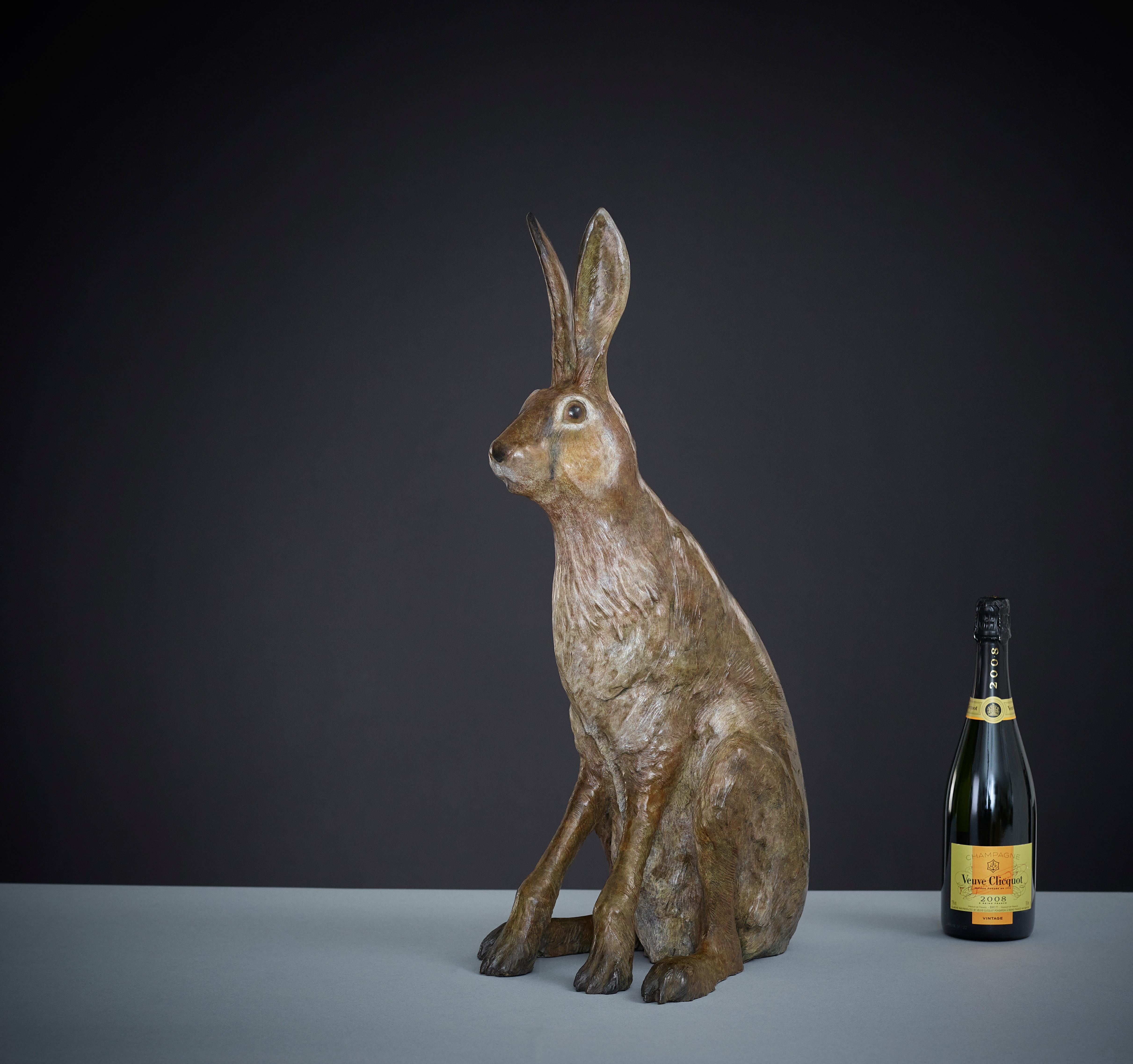 Contemporary British Wildlife Bronze Sculpture 'Sir Humphrey' by Tobias Martin  For Sale 2