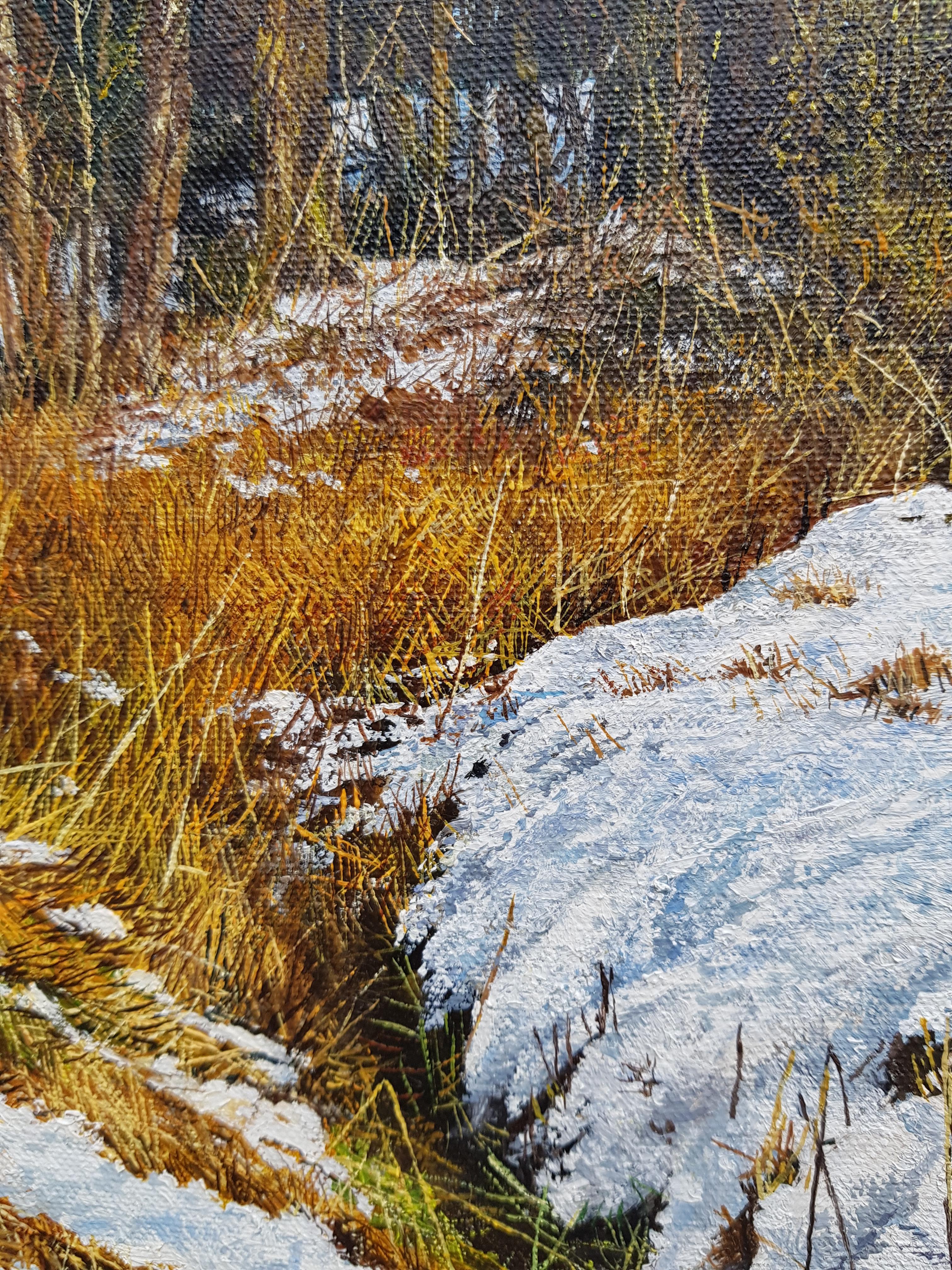'The Lost Wood' A Realist Snowy Landscape by Contemporary artist Martin Taylor 2