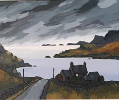 Contemporary Welsh Landscape Painting 'Evening at Ardmair' by David Barnes