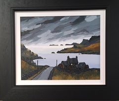 Contemporary Welsh Landscape Painting 'Evening at Ardmair' by David Barnes