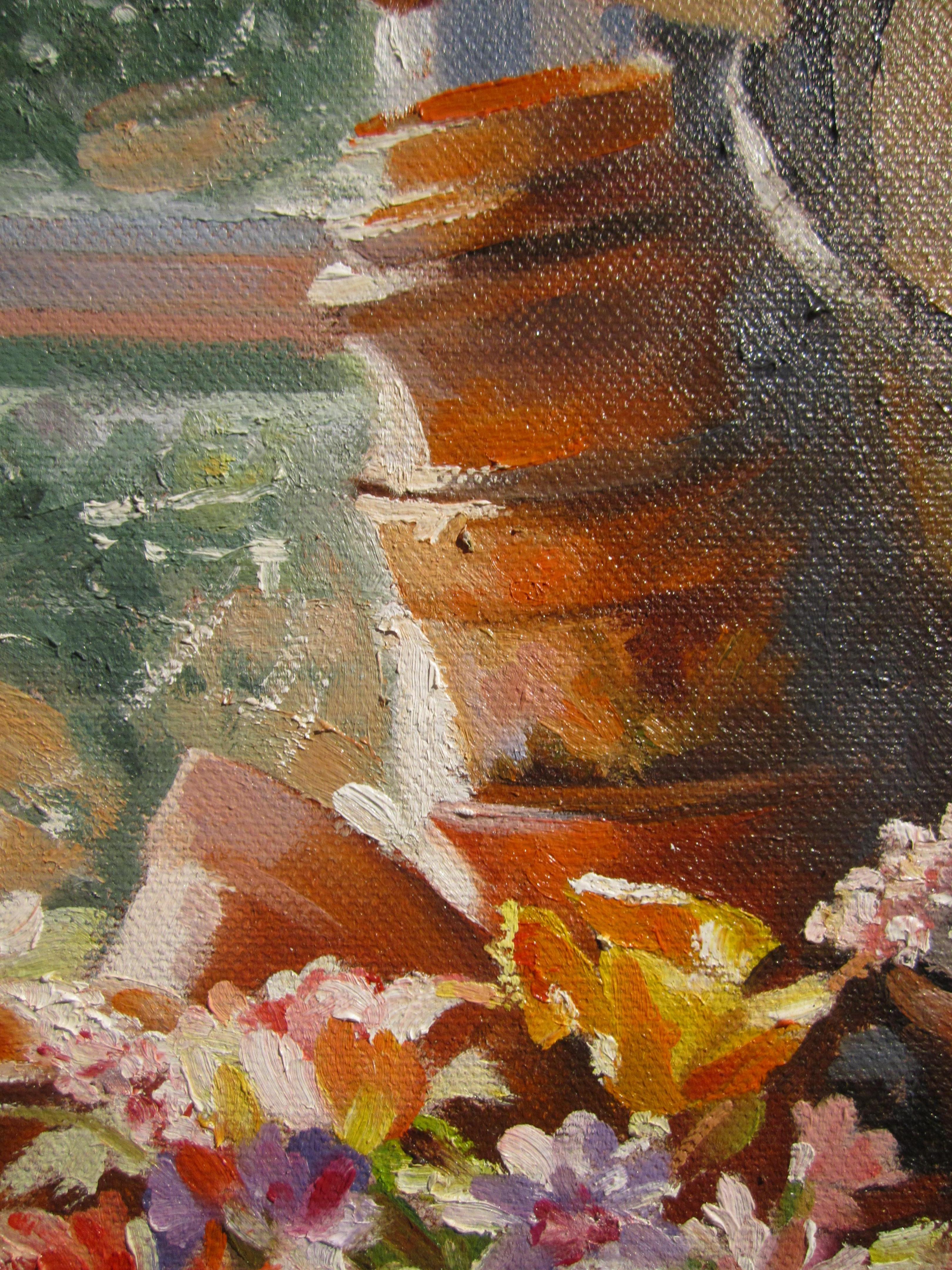 'Californian Poppies' is a vibrant and tranquil piece. Faulkner has captured the beautiful flowers perfectly and the light is almost dreamlike. An amazing still life that would make an amazing addition to any collection. 

Born in Britain in 1952,