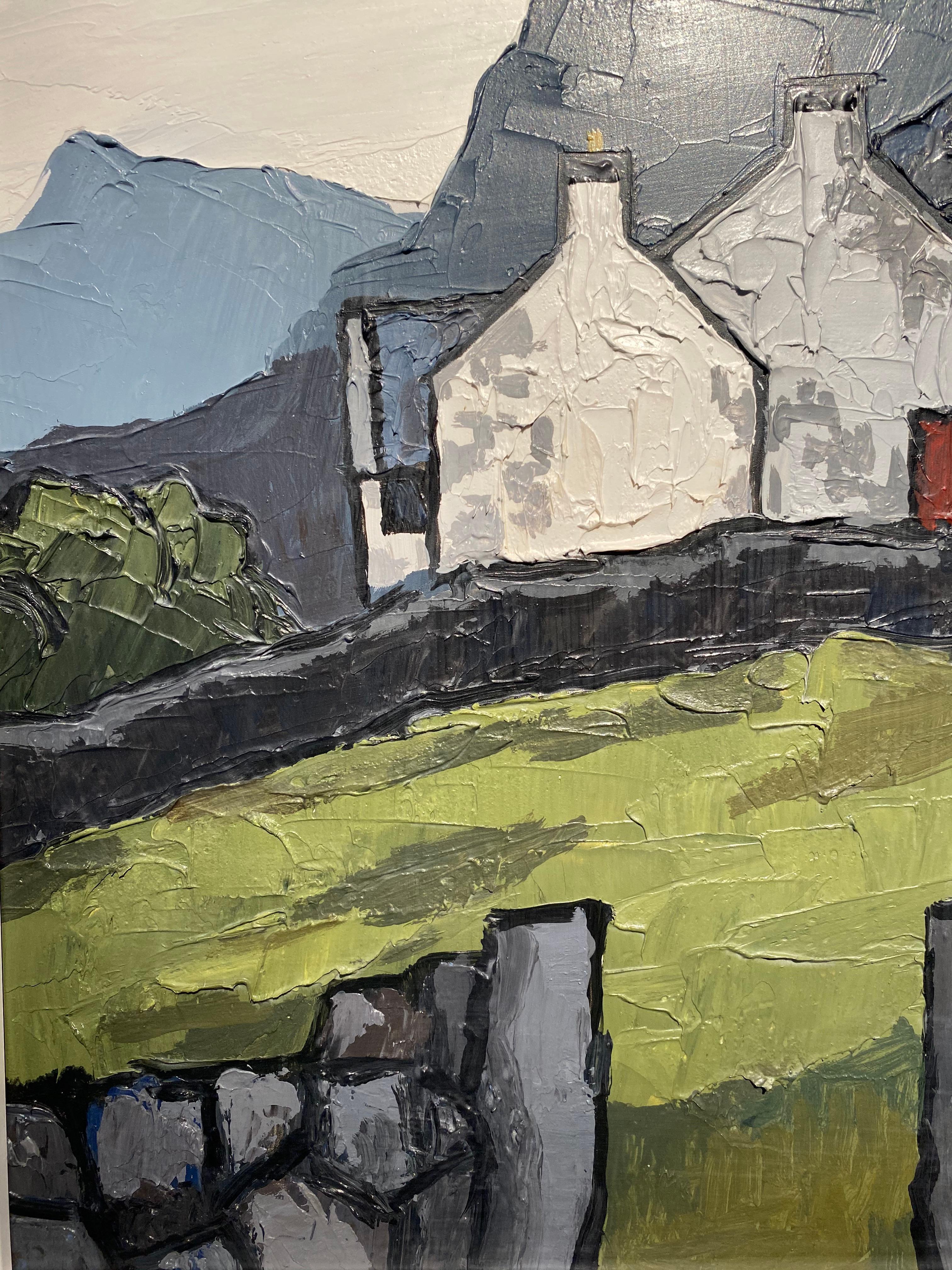 dark green landscape