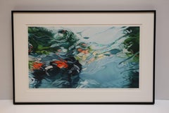 West Duval Street, Lake City, colored pencil drawing of cars and car lights