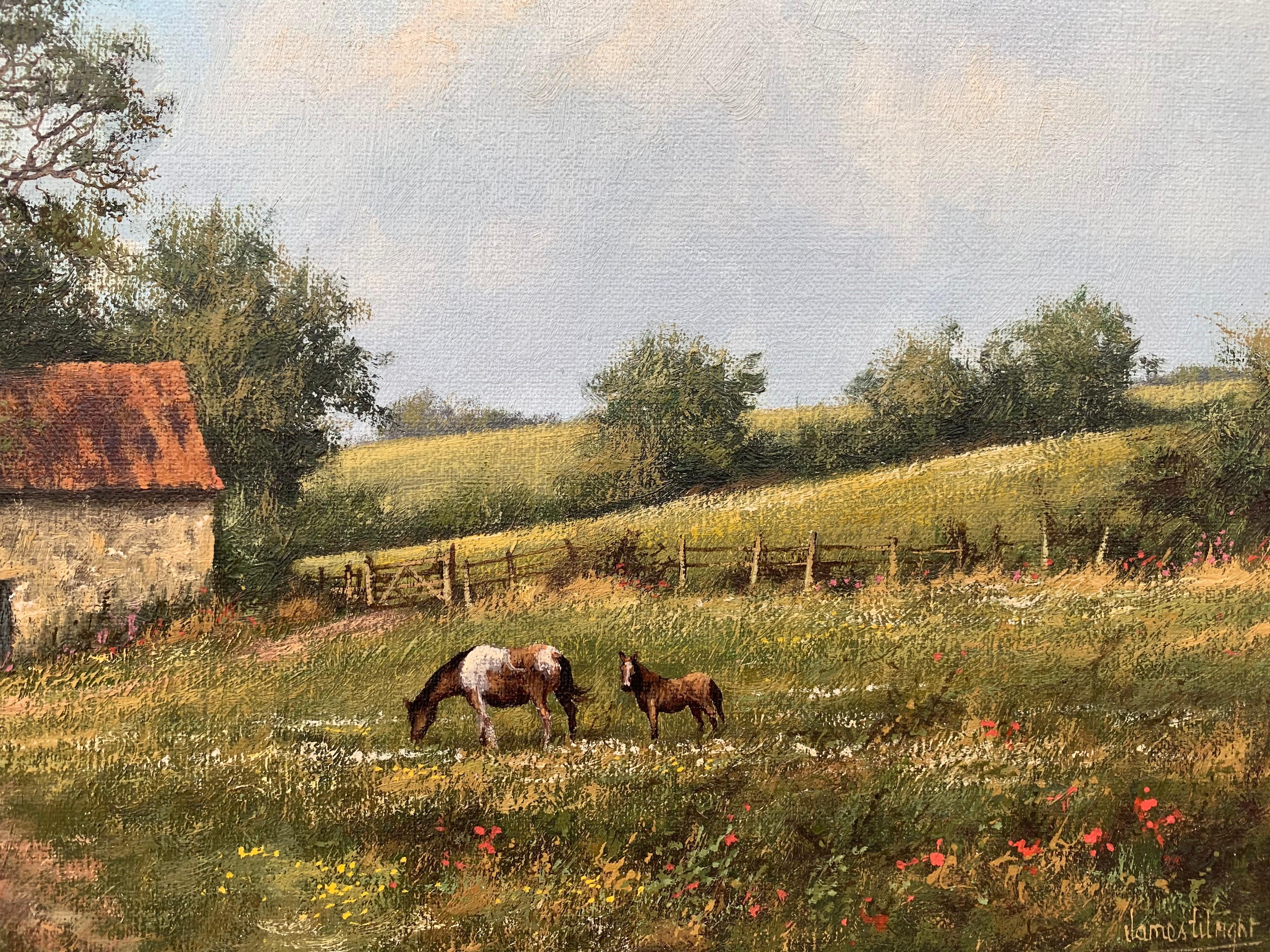 Traditional Oil Painting of the English Countryside by Modern British Artist 3