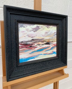 Abstract Study of English Seascape Shoreline by Contemporary British Artist