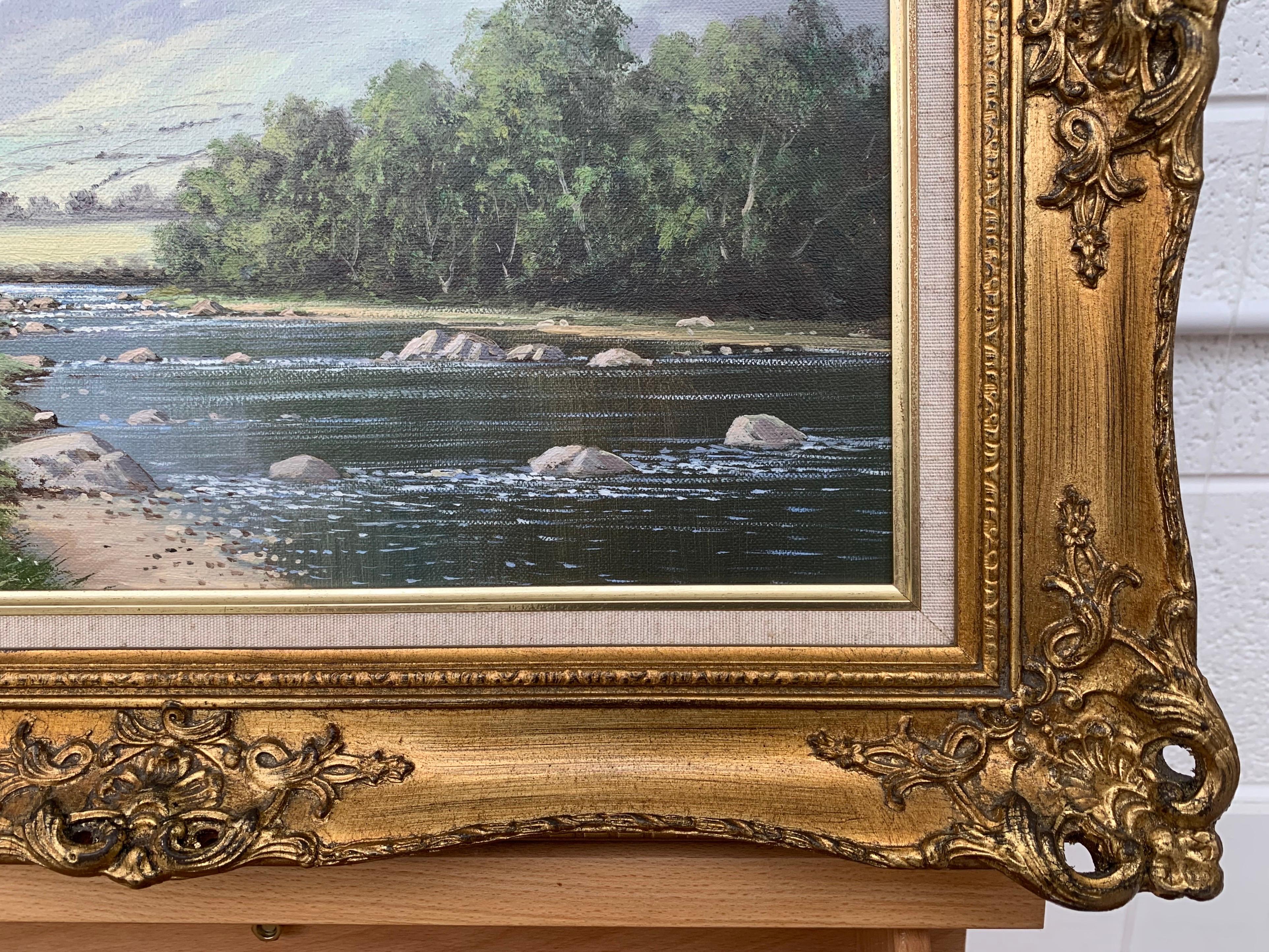 Original Oil Painting of the River Dun in County Antrim Ireland by Irish Artist, Manson Blair

Art measures 16 x 12 inches
Frame measures 21 x 17 inches 

Born in 1947 near Ballyclare in Northern Ireland, Manson developed a passion for art early on