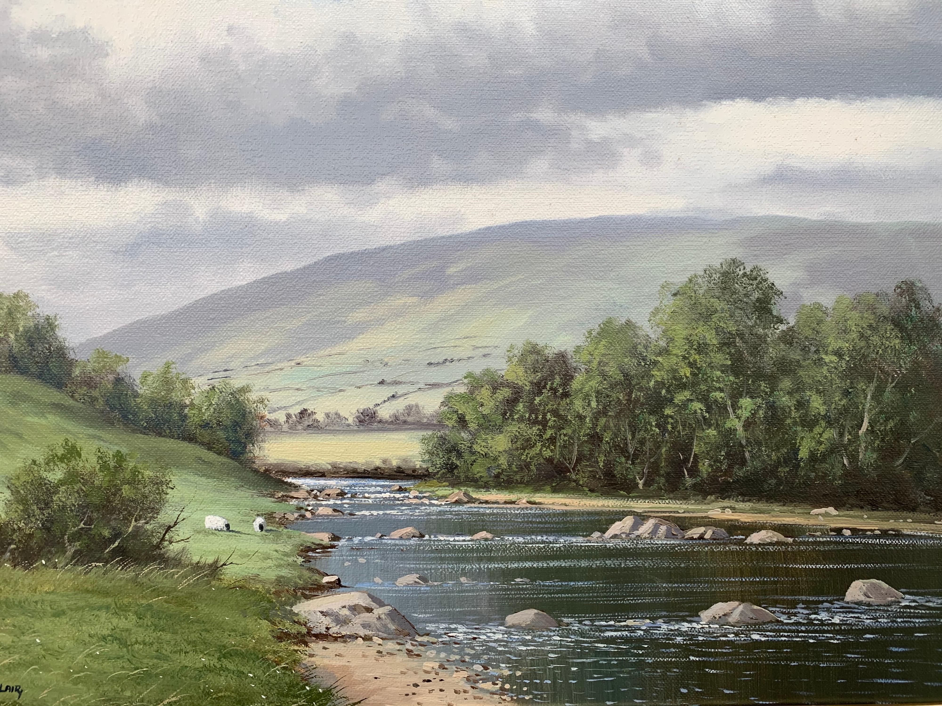 Original Oil Painting of the River Dun in County Antrim Ireland by Irish Artist 3