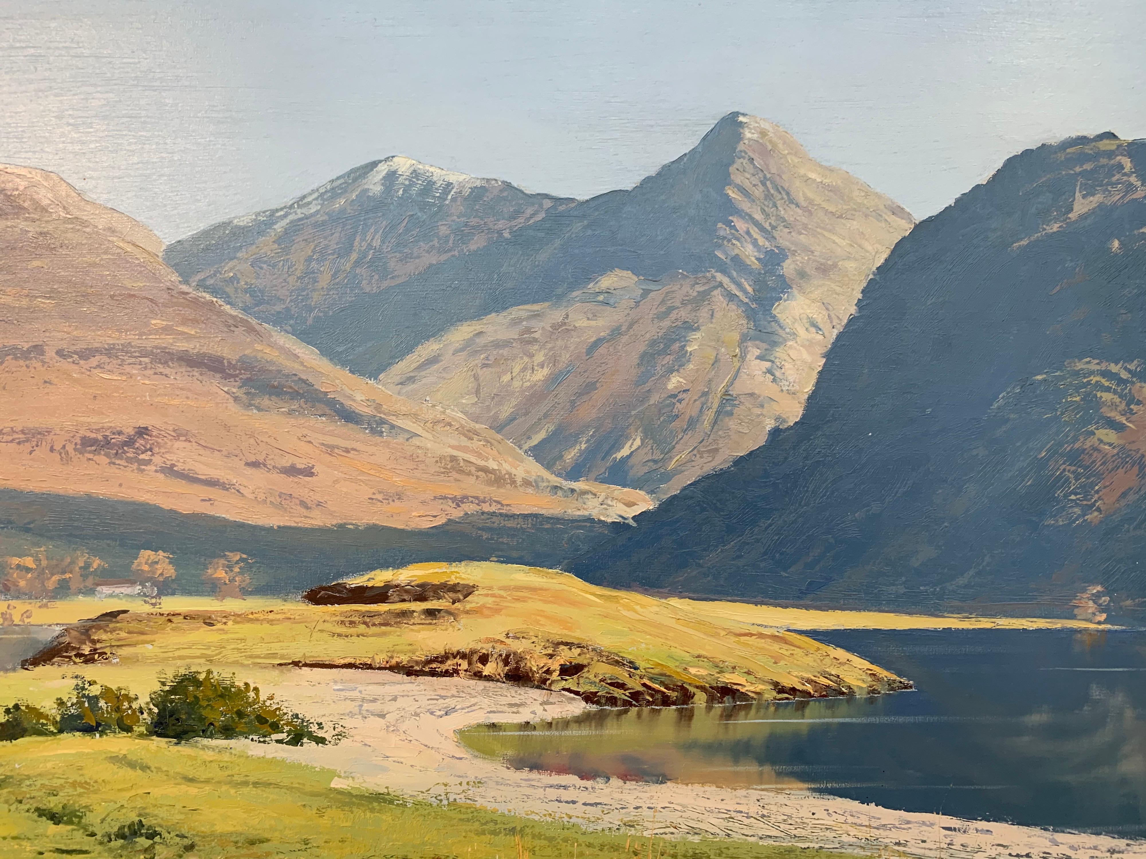 Crummock Water in the English Lake District by Modern British Landscape Artist 1