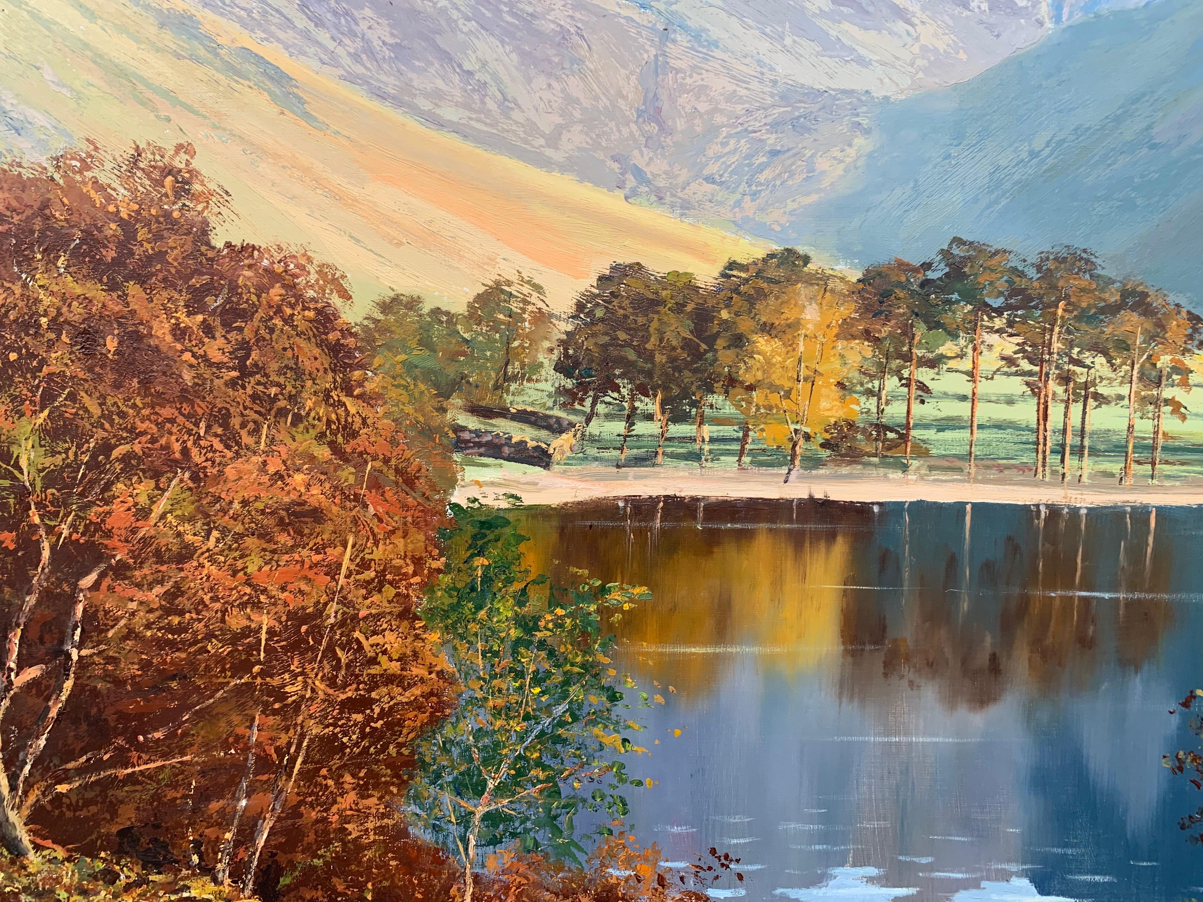 Buttermere & Haystacks in the English Lake District by Modern British Artist 4