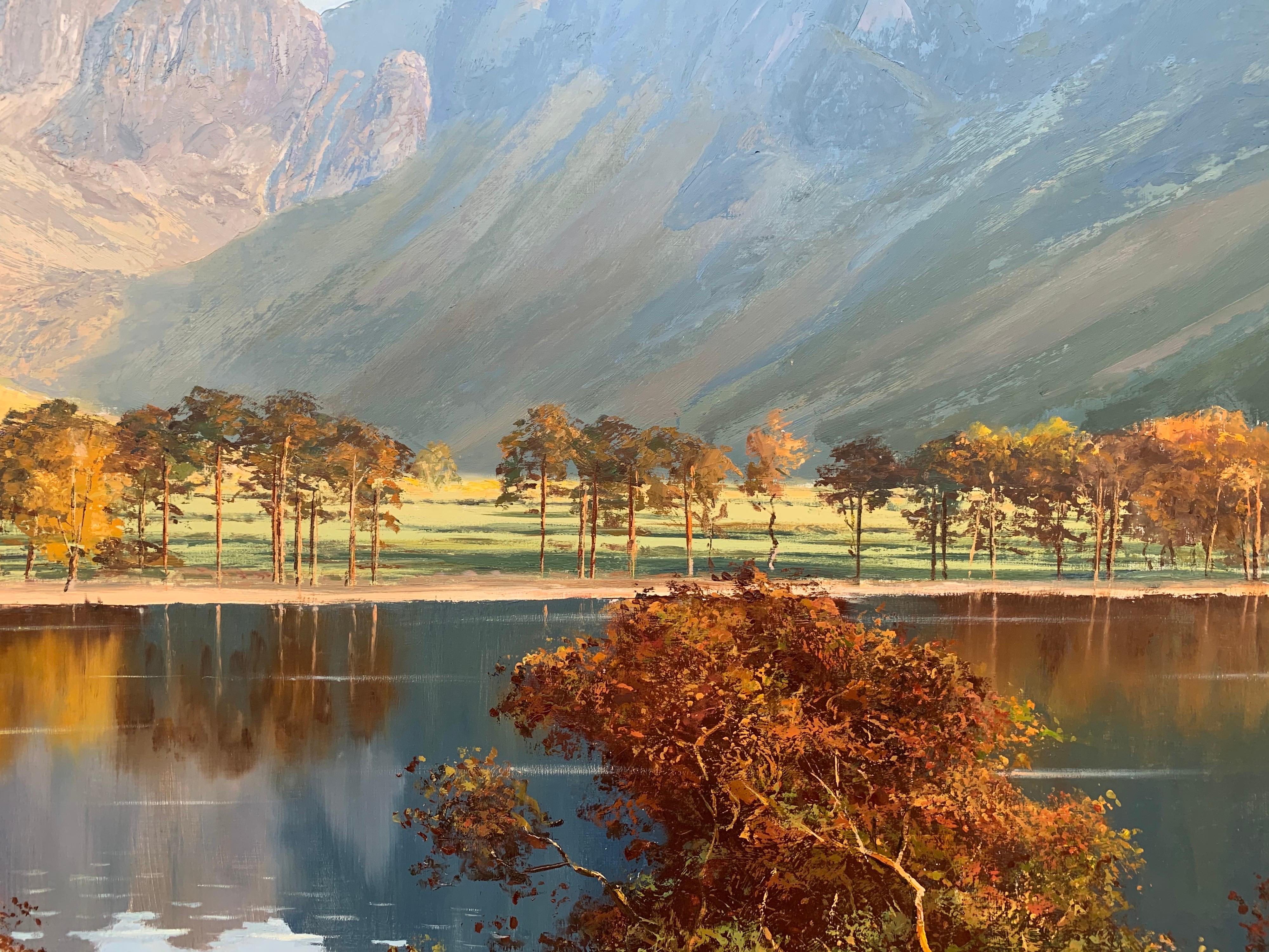 Buttermere & Haystacks in the English Lake District by Modern British Artist 7