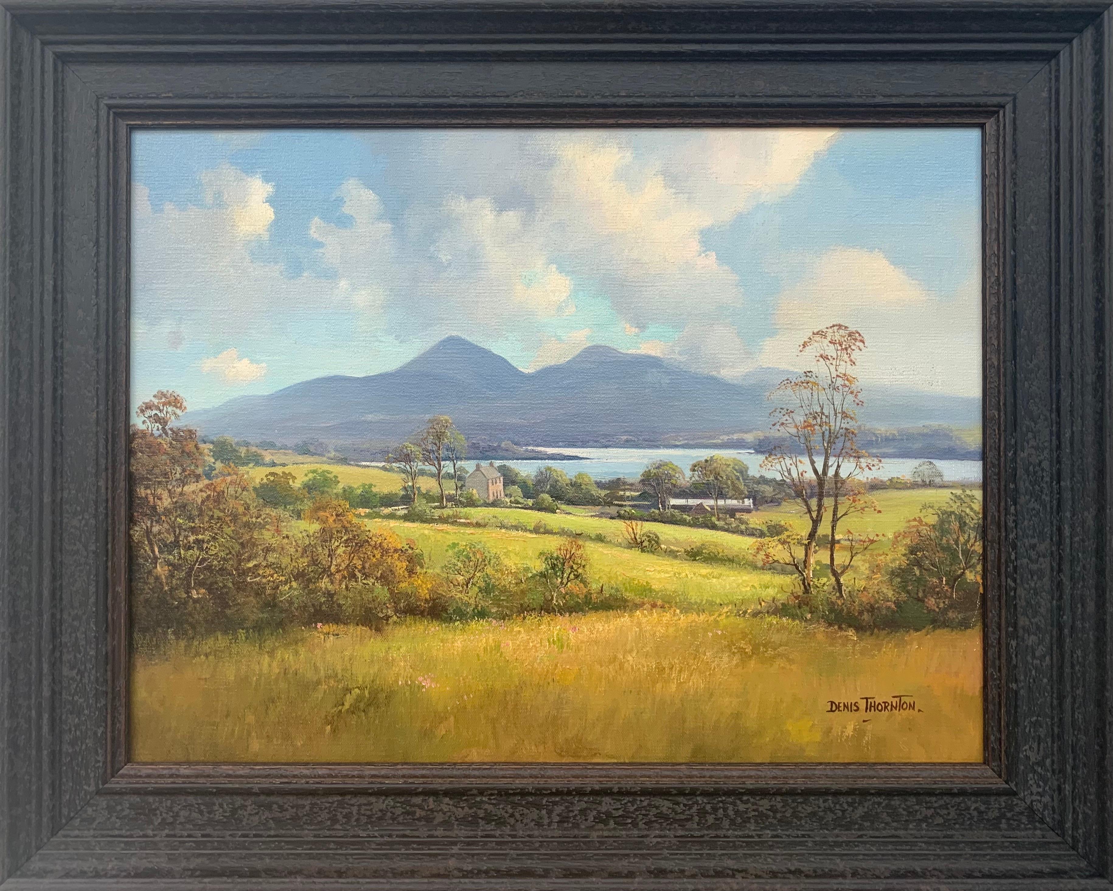 Denis Thornton Landscape Art - Oil Painting of The Mournes Mountains in Northern Ireland by Modern Irish Artist