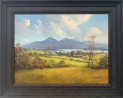 Oil Painting of The Mournes Mountains in Northern Ireland by Modern Irish Artist