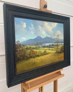 Oil Painting of The Mournes Mountains in Northern Ireland by Modern Irish Artist