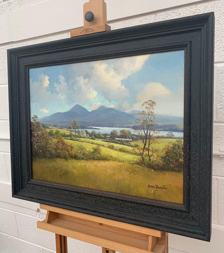 Oil Painting of The Mournes Mountains in Northern Ireland by Modern Irish Artist For Sale 1