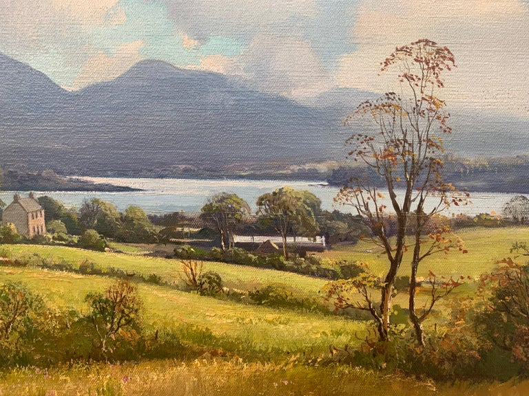 Oil Painting of The Mournes Mountains in Northern Ireland by Modern Irish Artist For Sale 7
