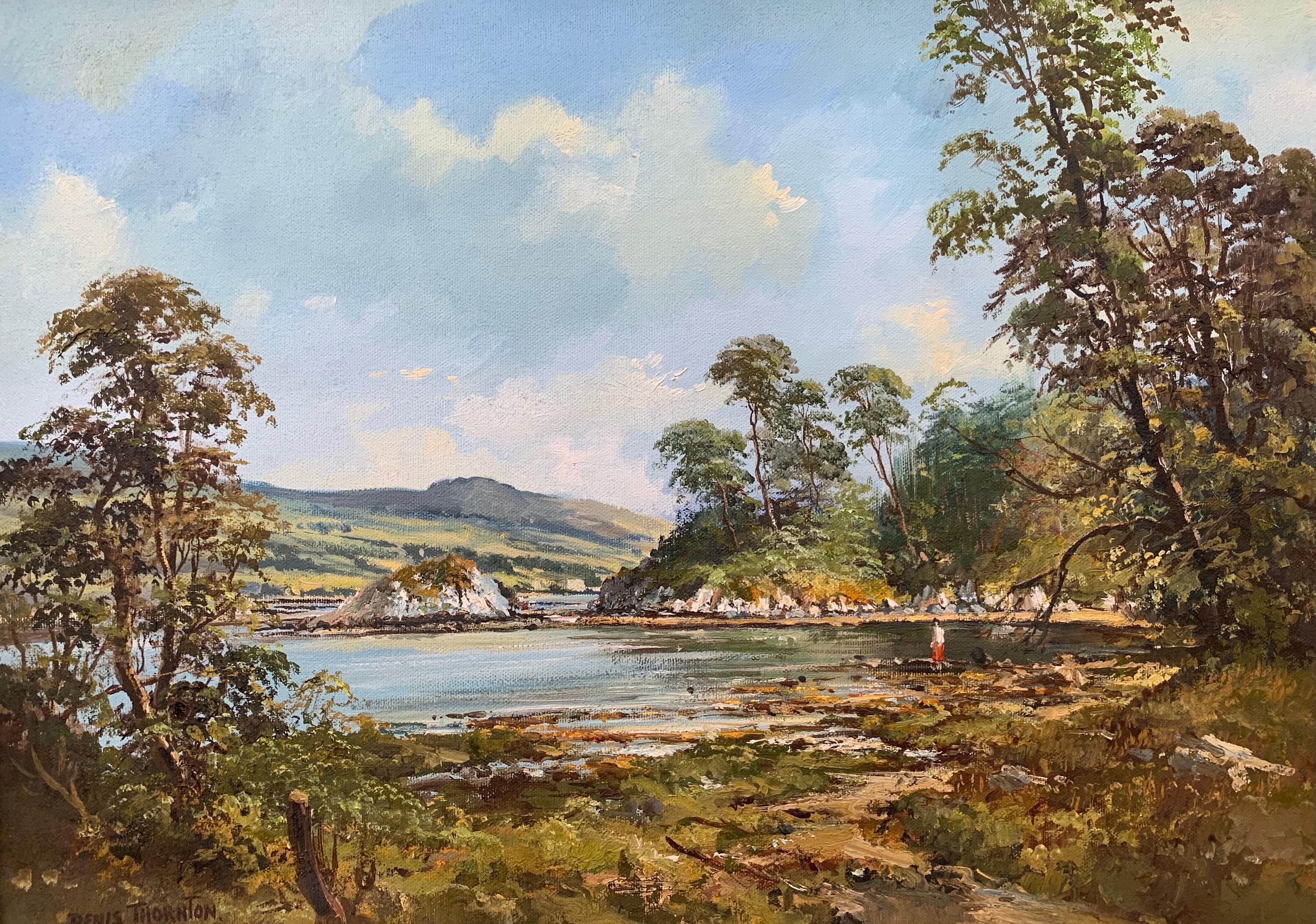 Original Post-War Oil Painting of Mulroy Bay Donegal Ireland by Irish Artist Denis Thornton (1937-1999)

Art measures 22 x 16 inches
Frame measures 27 x 21 inches 

Denis Thornton was a very talented Post-War & Contemporary Realist Oil Painter, and