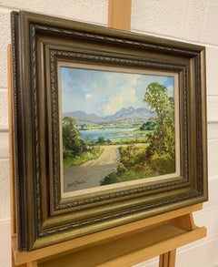 Oil Painting of Lough Island in County Down Ireland by Modern Irish Artist
