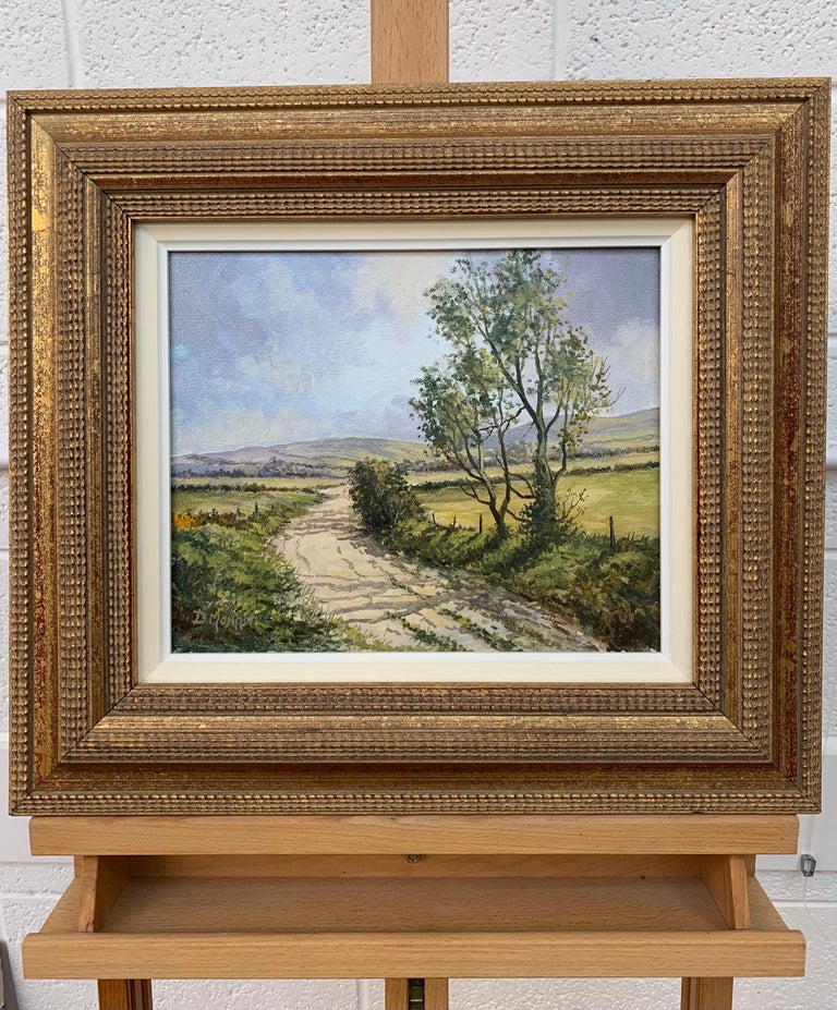 Desmond Monroe Oil Painting of Countryside near Straid in County