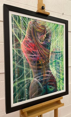 Pintura Figurativa Contemporánea de Figura Femenina por Artista Británico