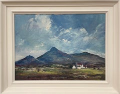 Original Post-War Oil Painting of Stormy Day in Kerry Ireland by Irish Artist