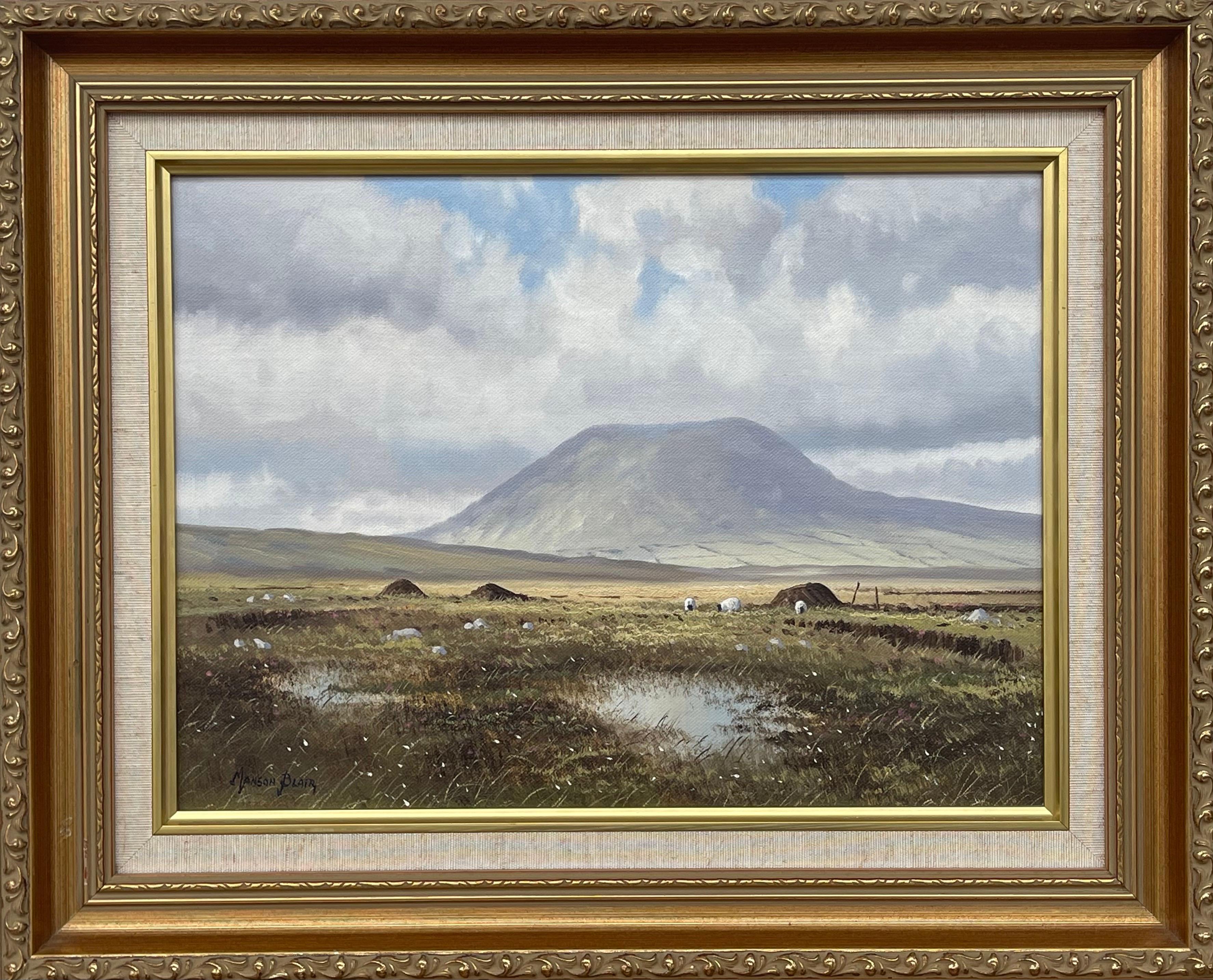 Manson Blair Figurative Painting - Original Oil Painting Slemish Mountain County Antrim Ireland by Irish Artist