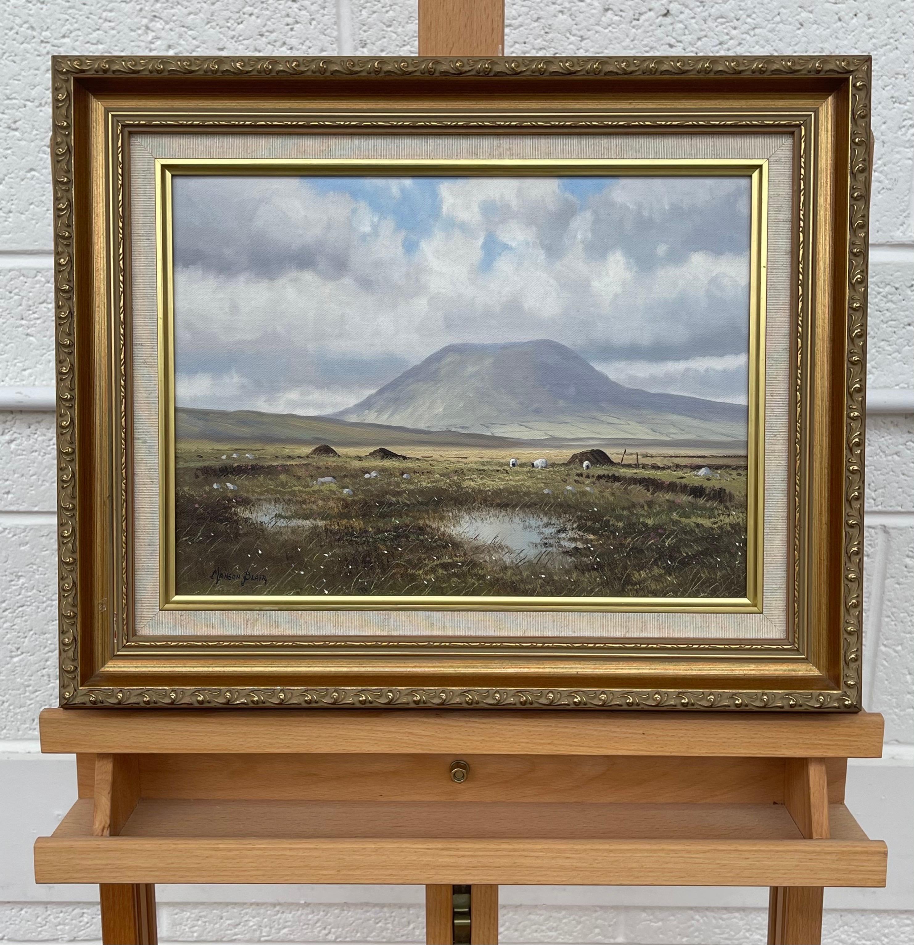 Original-Ölgemälde des irischen Künstlers, Slemish Mountain County Antrim, Irland (Realismus), Painting, von Manson Blair