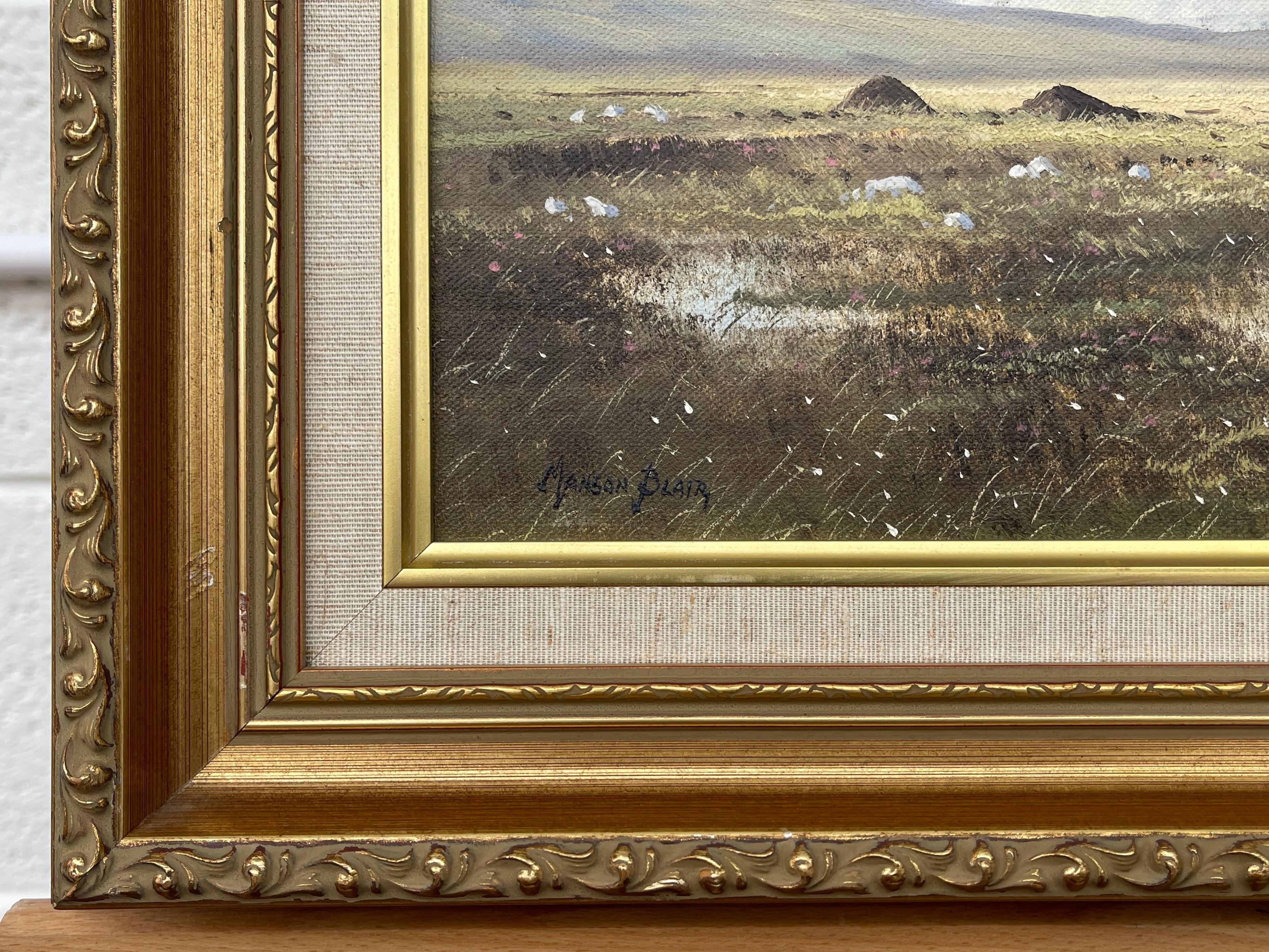 Original Oil Painting Slemish Mountain County Antrim Ireland by Irish Artist, Manson Blair

Art measures 12 x 9 inches 
Frame measures 15 x 12 inches 

Born in 1947 near Ballyclare in Northern Ireland, Manson developed a passion for art early on in