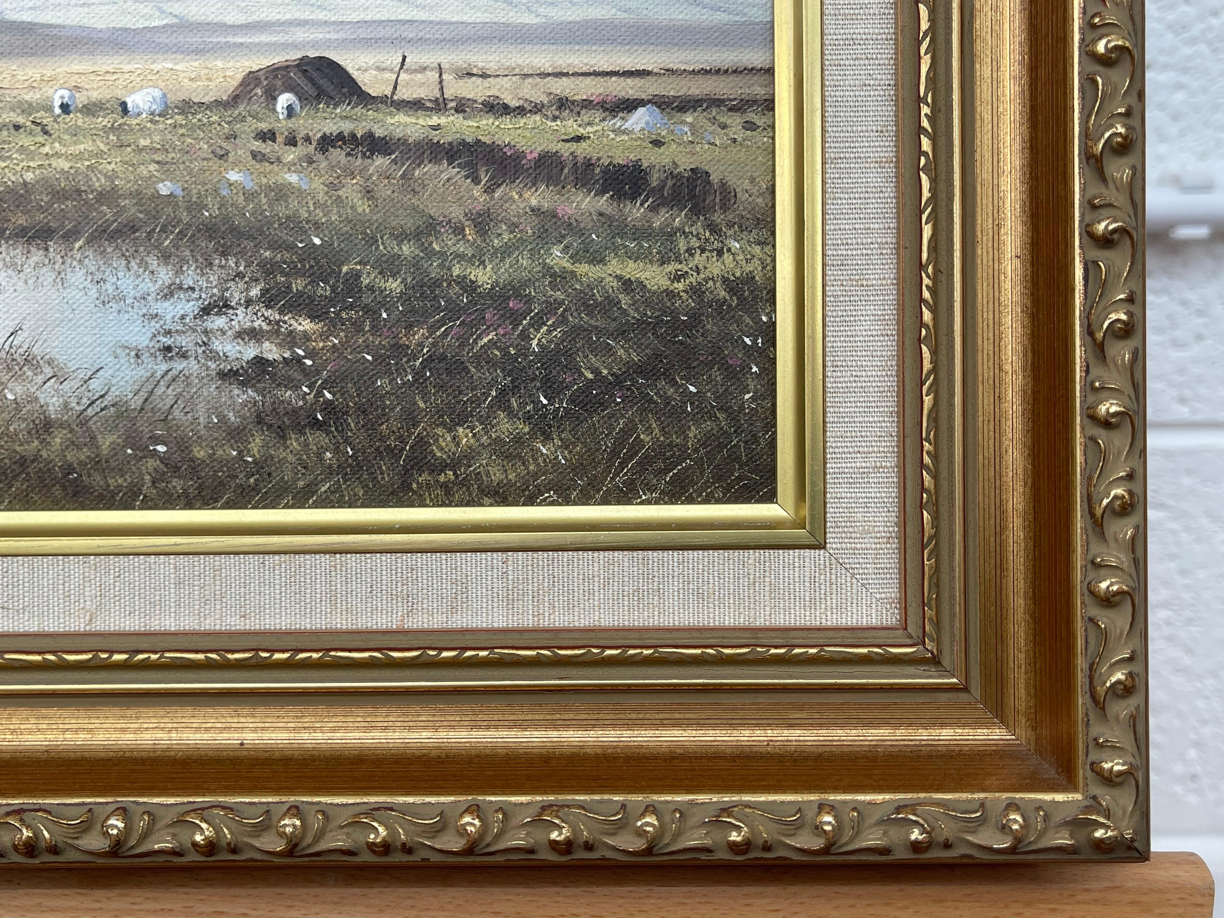 Original Oil Painting Slemish Mountain County Antrim Ireland by Irish Artist For Sale 2