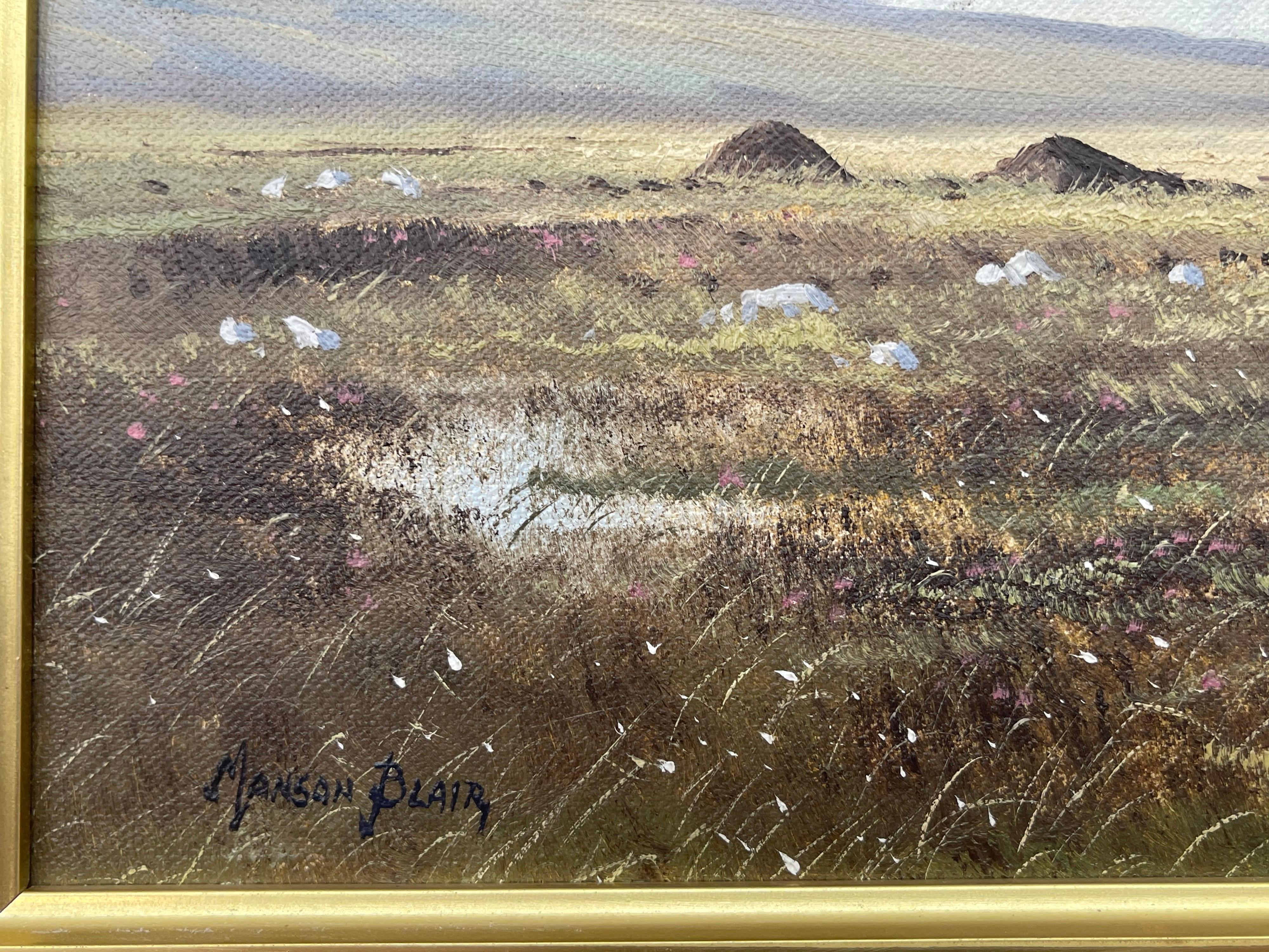 Original Oil Painting Slemish Mountain County Antrim Ireland by Irish Artist For Sale 4