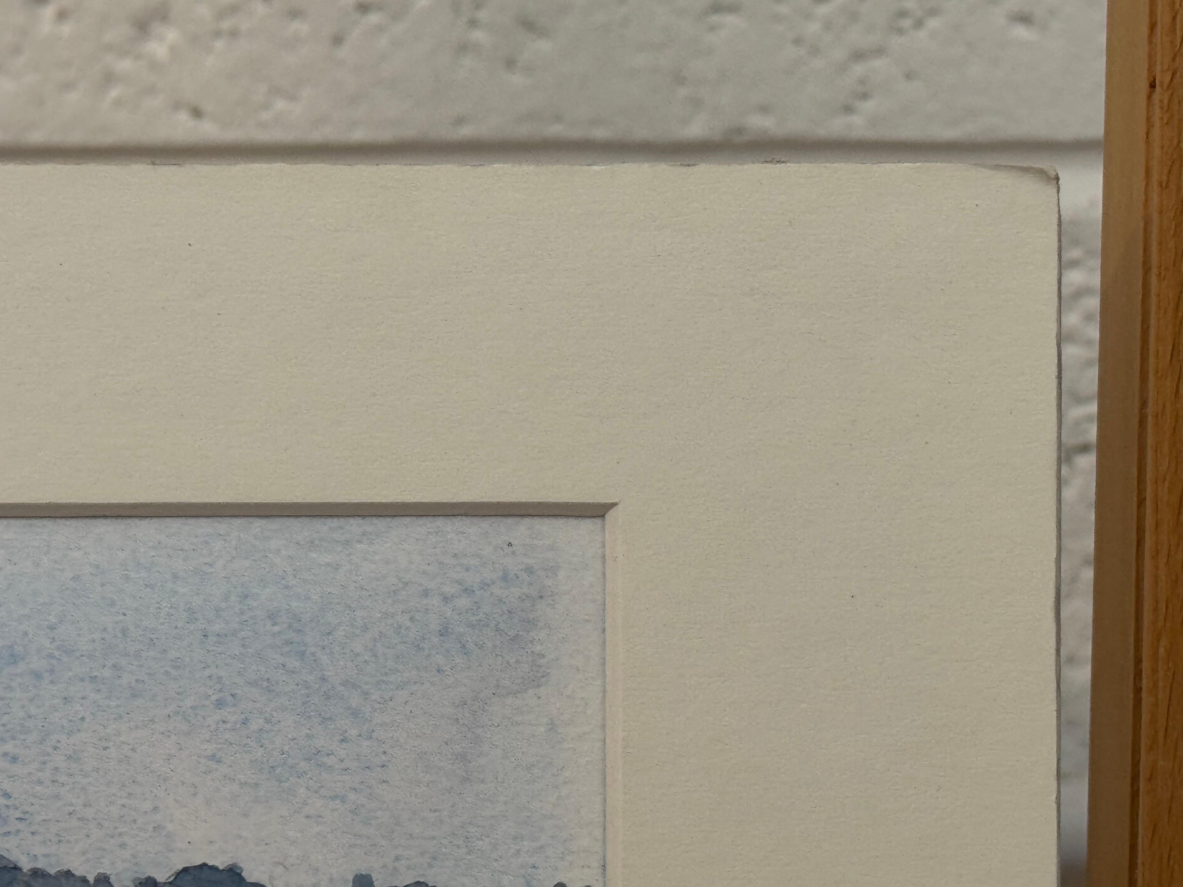 Aquarelle originale des quais de Padstow en Cornouailles dans le sud-ouest de l'Angleterre en vente 11