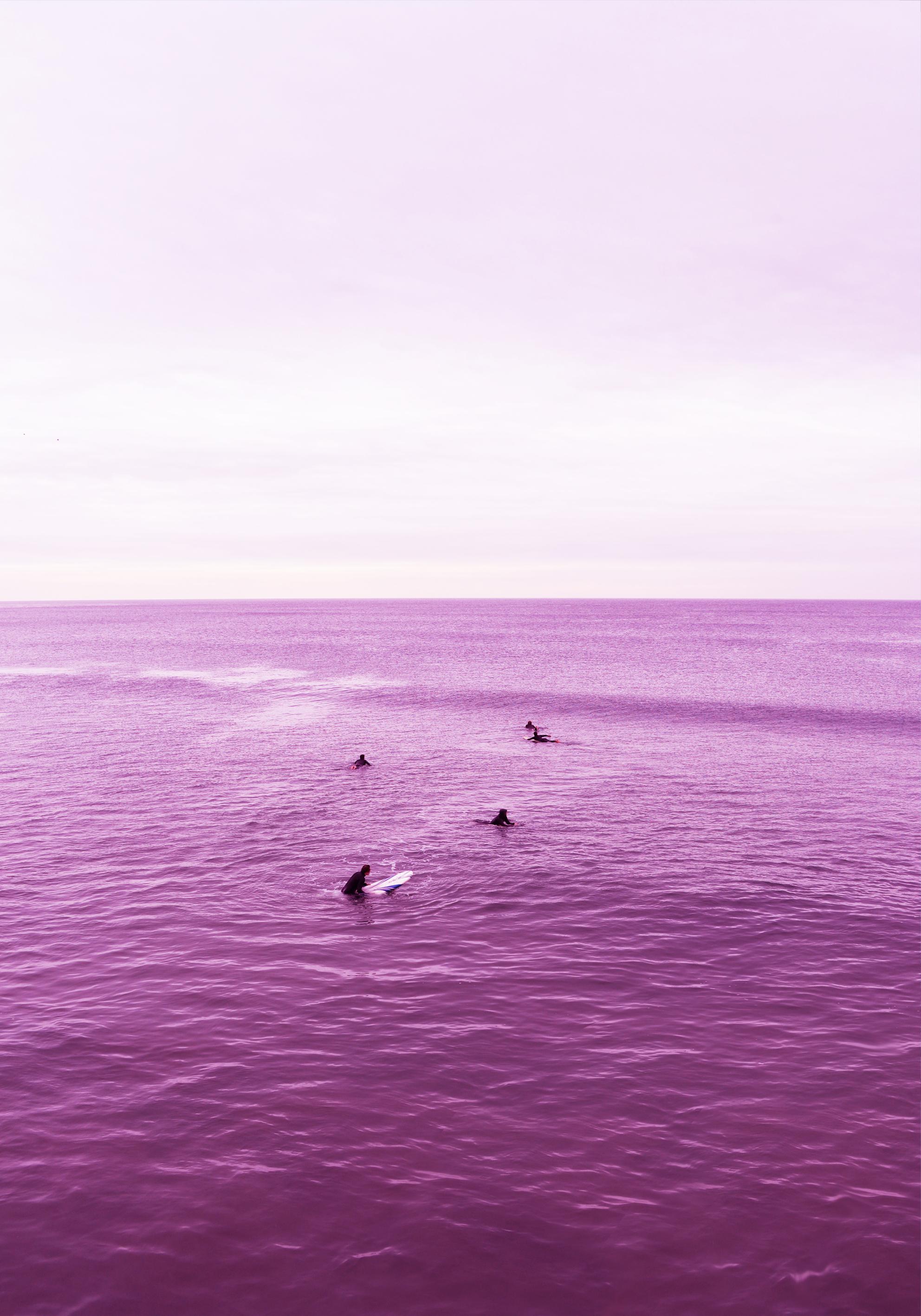 Photo van Bolderick Landscape Photograph - Venice Beach Purple Sea