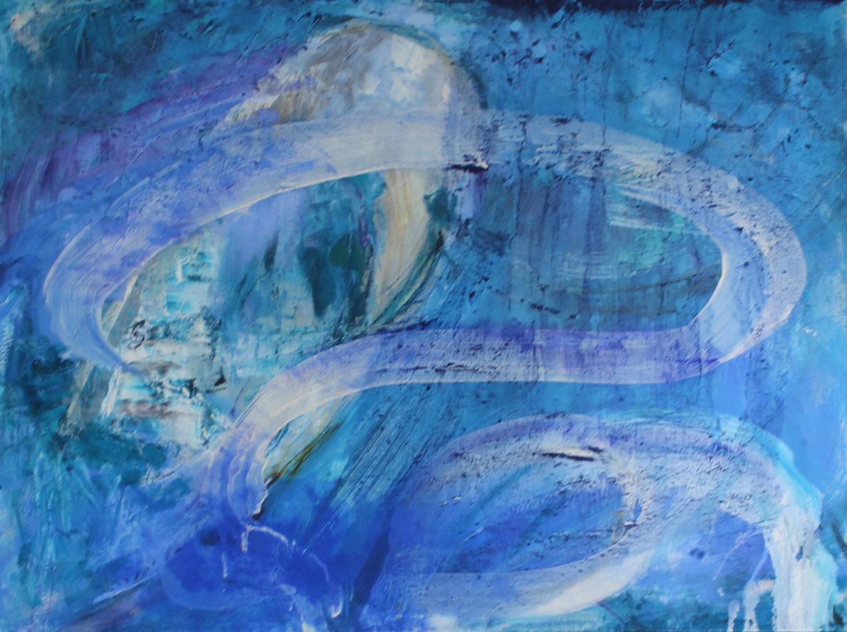 Margaret Ross Tolbert - “Everything is Water (Her sey su)” oil on