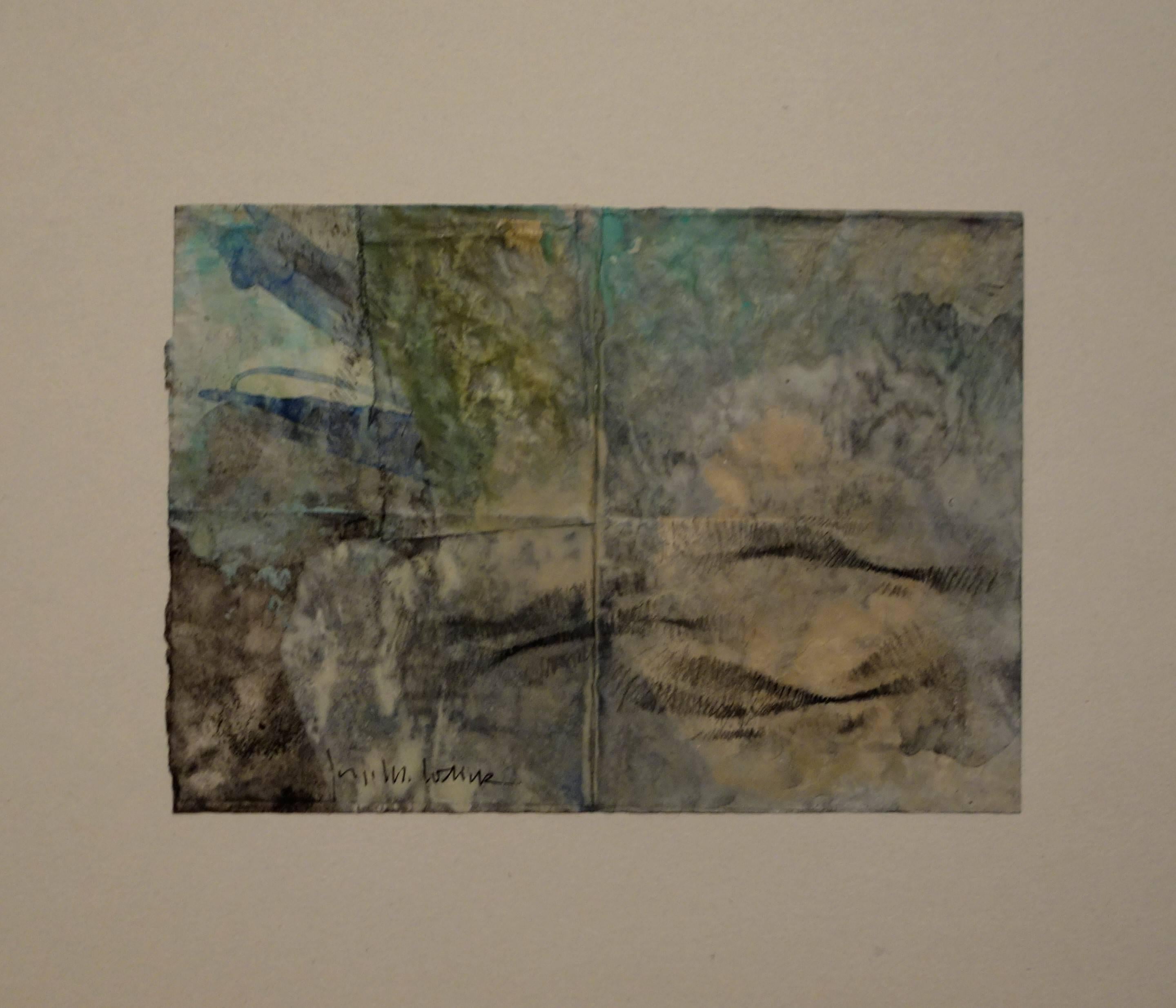 Without Title, small works on rice paper - Mixed Media Art by Josep Maria Codina