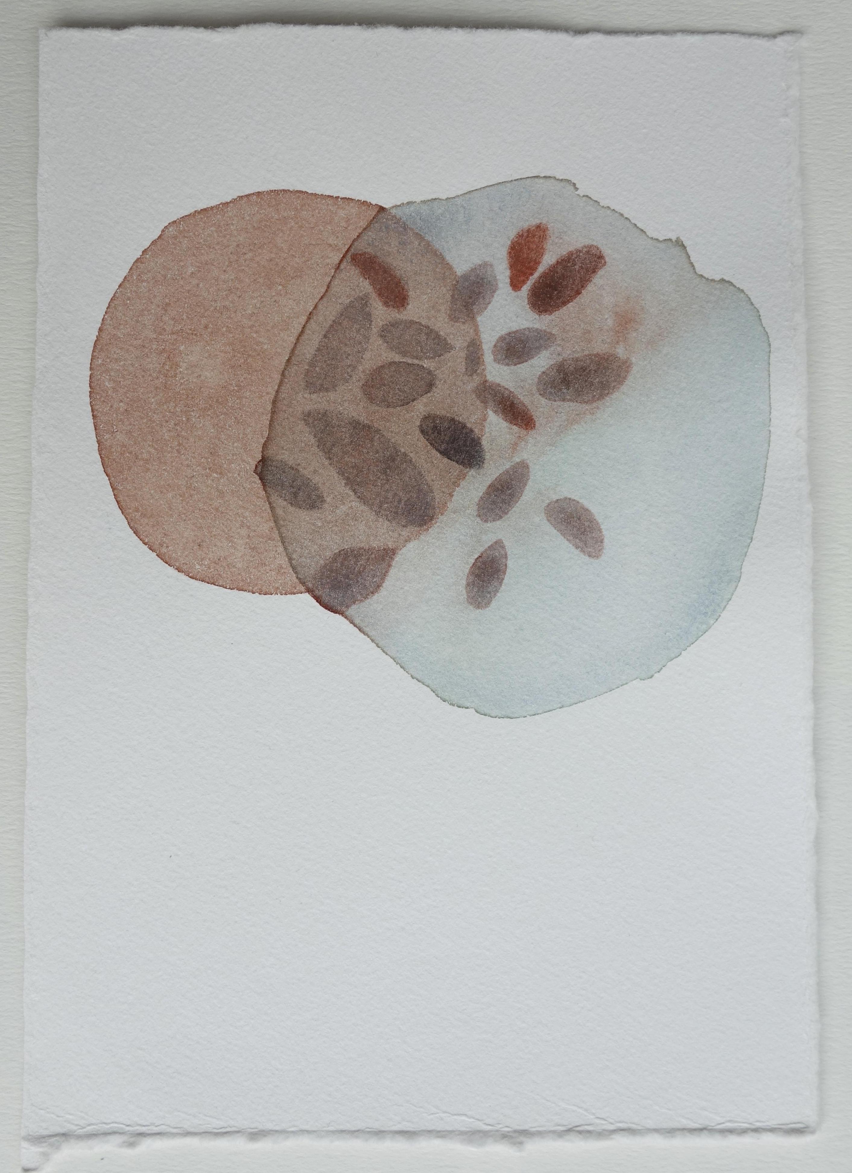 Calligraphy of water - 21st century watercolour - conceptual- Teresa Pera  For Sale 5