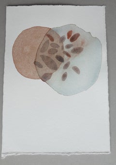 Calligraphy of water - 21st century watercolour - conceptual- Teresa Pera