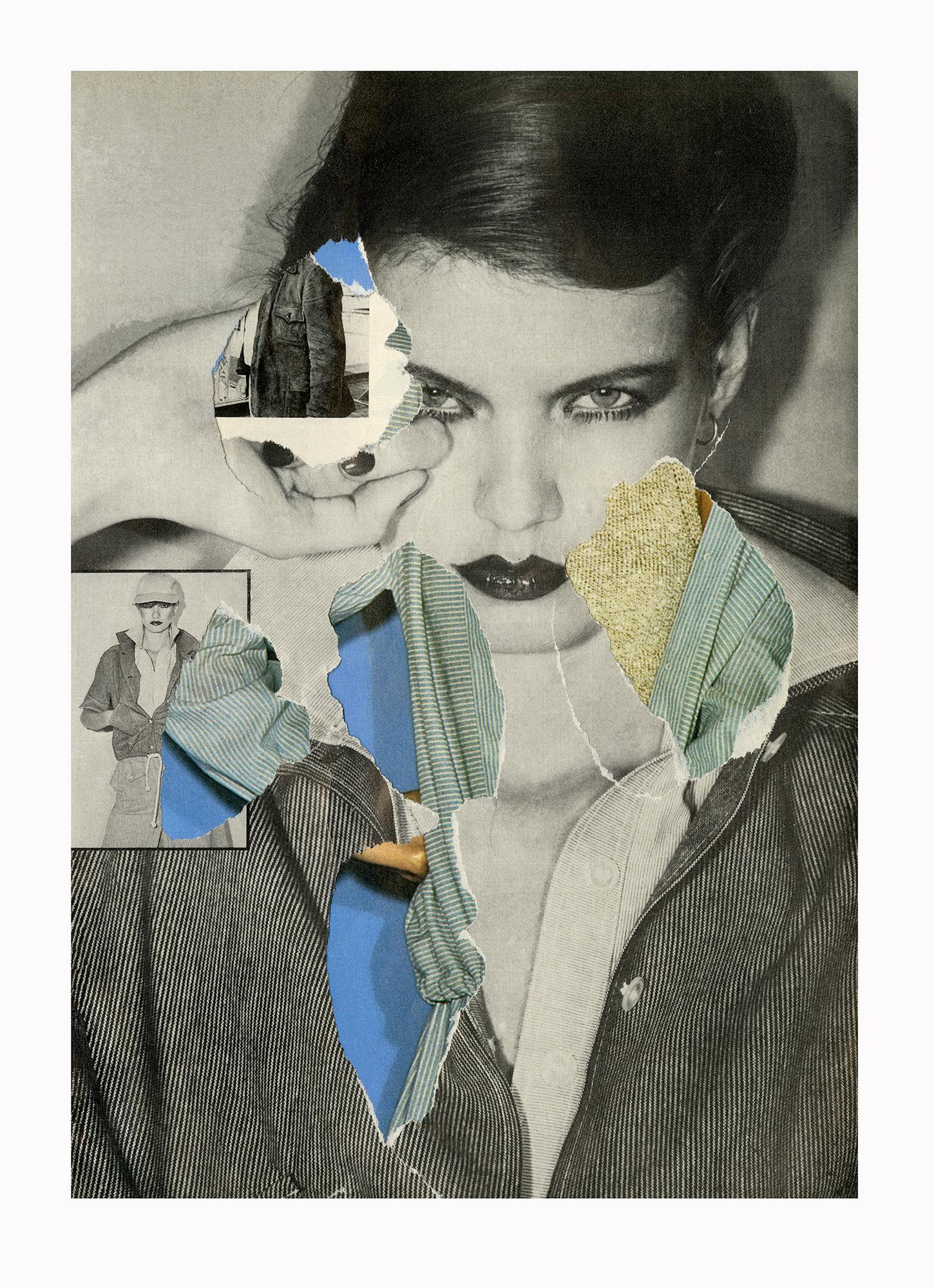 Inkjet Collage on Hahnemühle Photo
Rag Paper
Edition of 3

Ehryn Torrell is a London-based Canadian artist interested in visual culture and the myriad ways it impacts human experience and shapes ideas. Collage is central to her practice because it