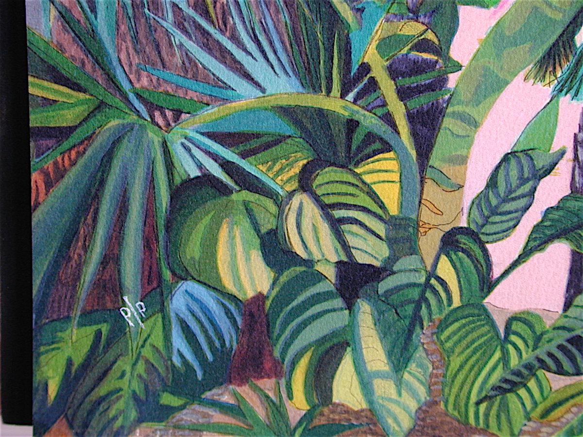 tropical plants paintings