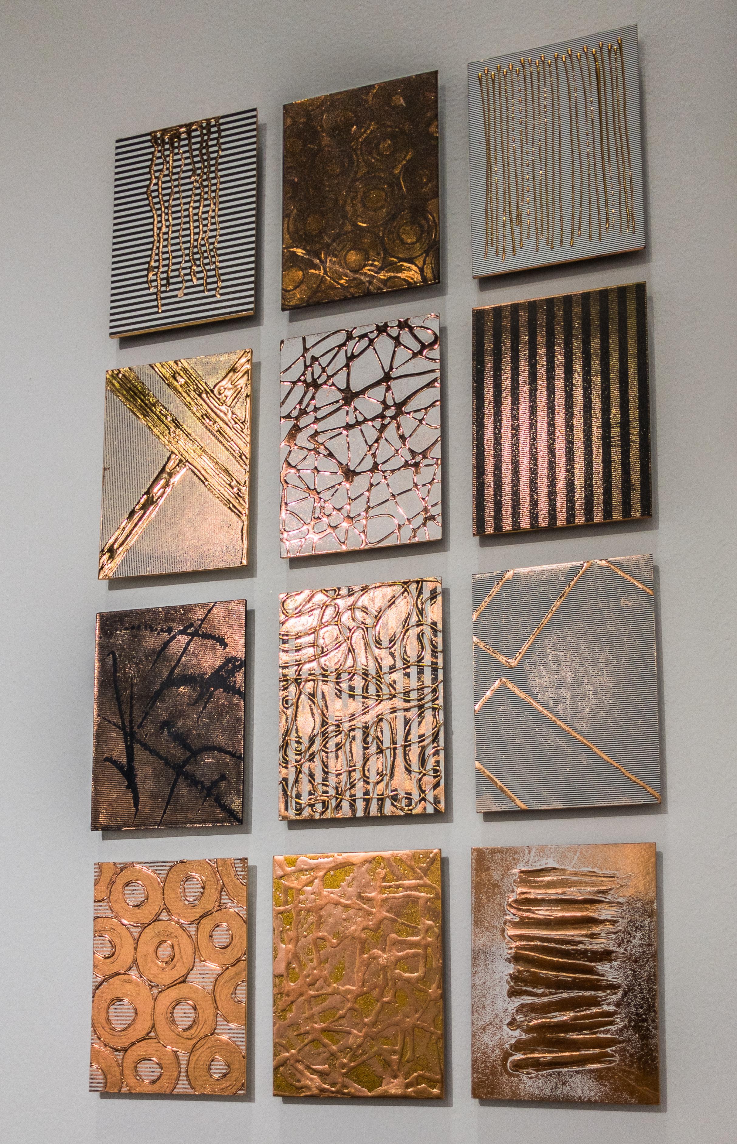 copper foil painting by m. clark