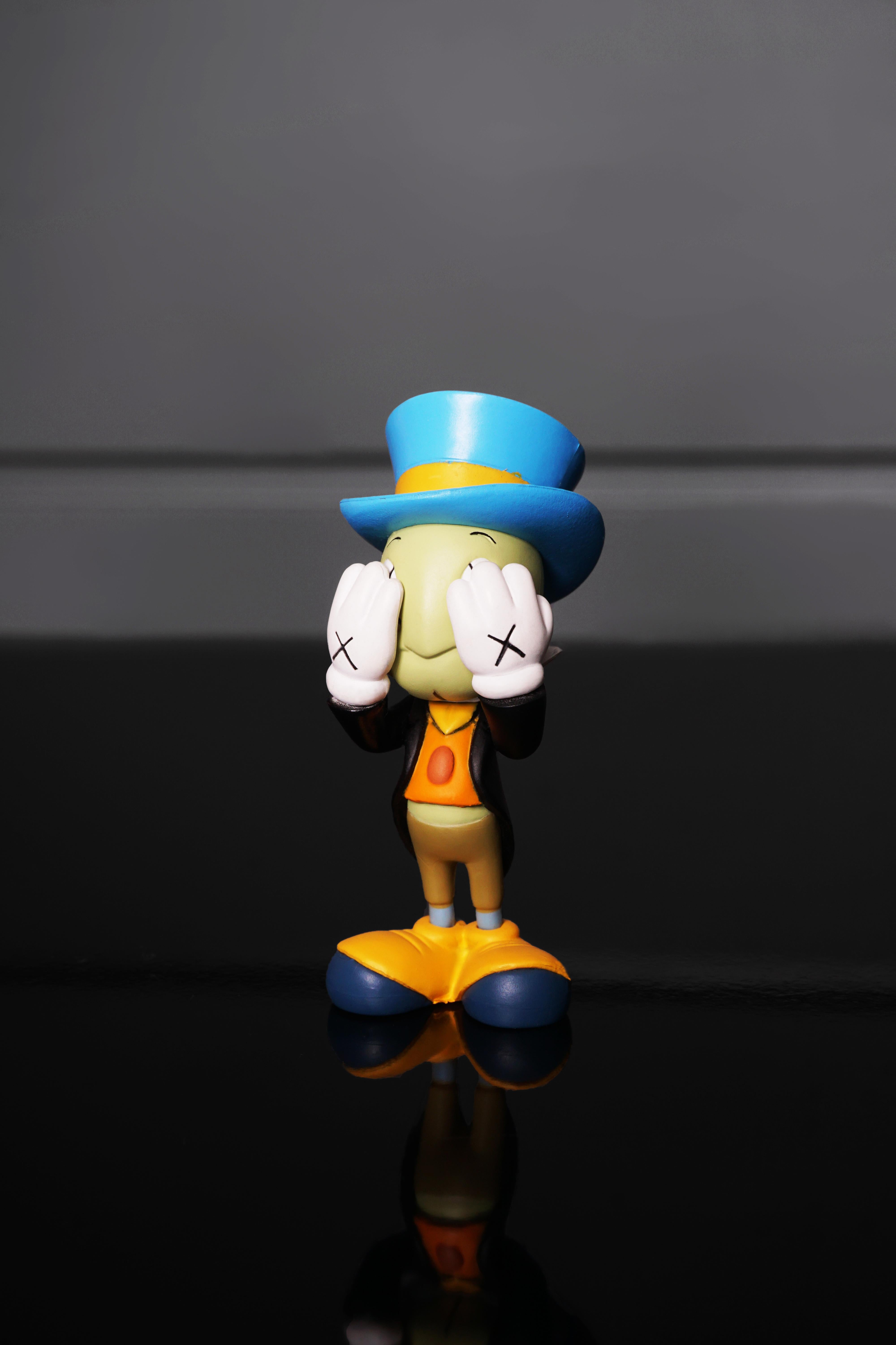 Pinocchio and Jiminy Cricket, Disney + KAWS, Art Toy, 2010 For Sale 2