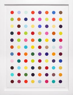 Damien Hirst, Vertical 'Spots' II, xilografia, 2018