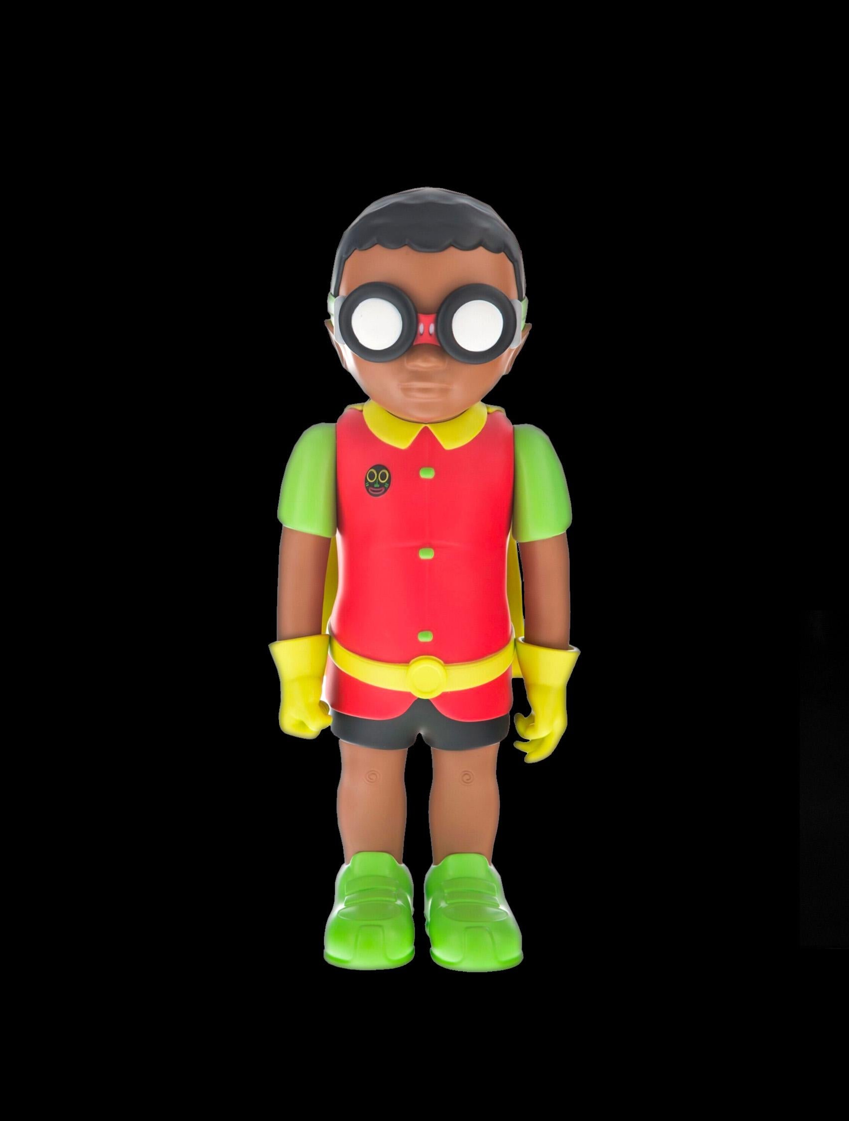 Figures en vinyle « Flying Duo - Batboy '66 et Sparrow '66' (Set of Two) en vente 3