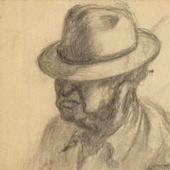 Two cattle auction attendees (for Auction Barn)