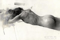 Nude woman lying