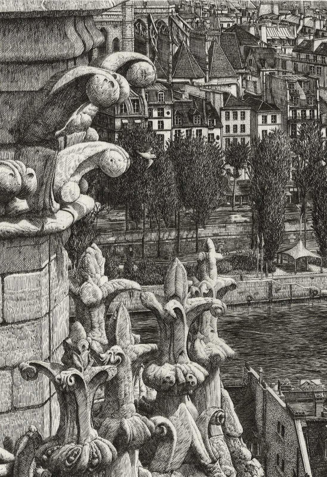 Notre Dame de Paris – Print von Takuji Kubo