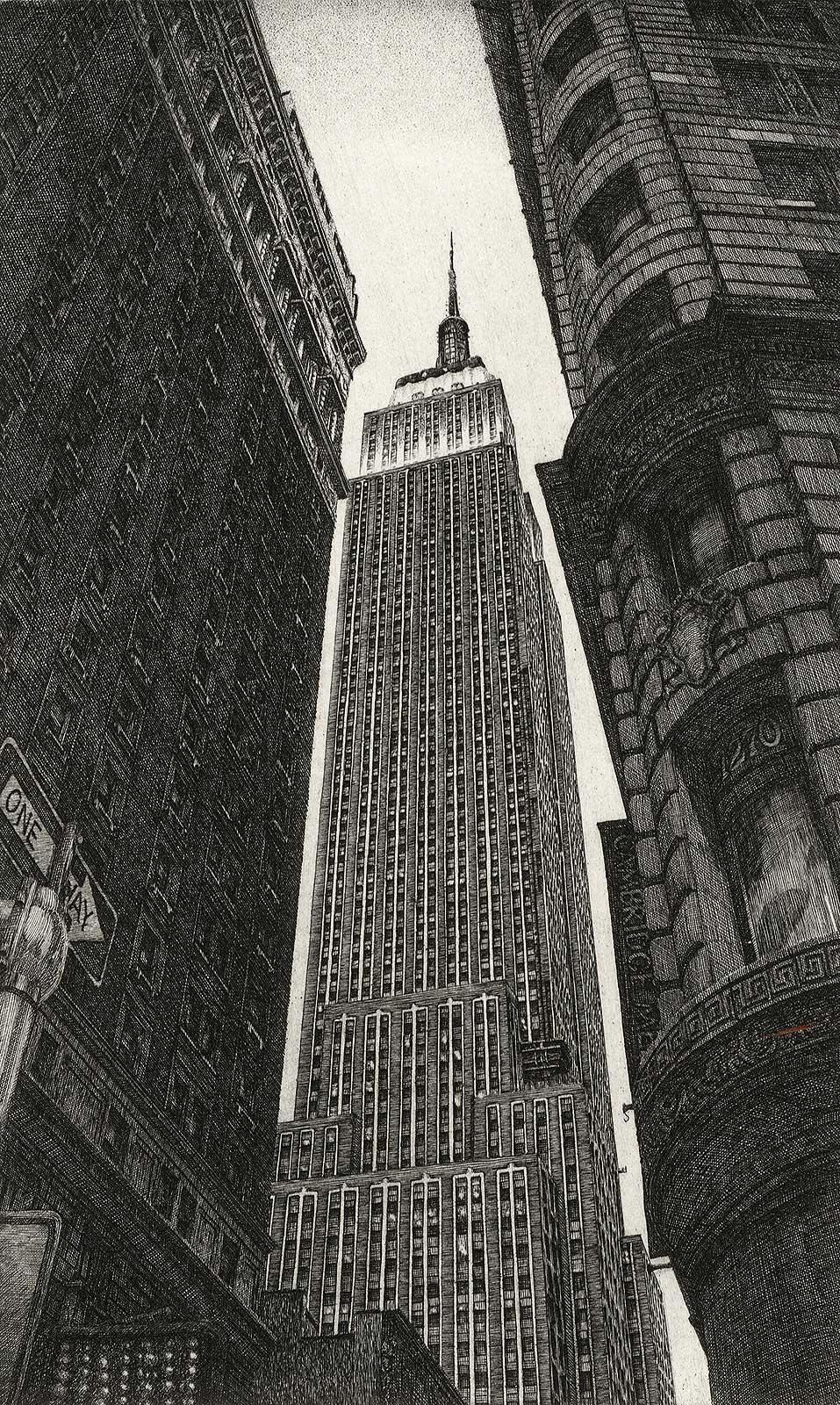 Takuji Kubo Portrait Print - The Empire State Building