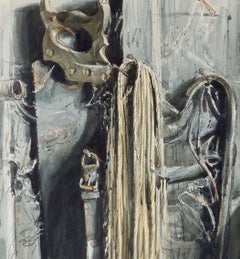 Homer's Things (tools of a working farmer with saw, crowbar, rope and cinch)