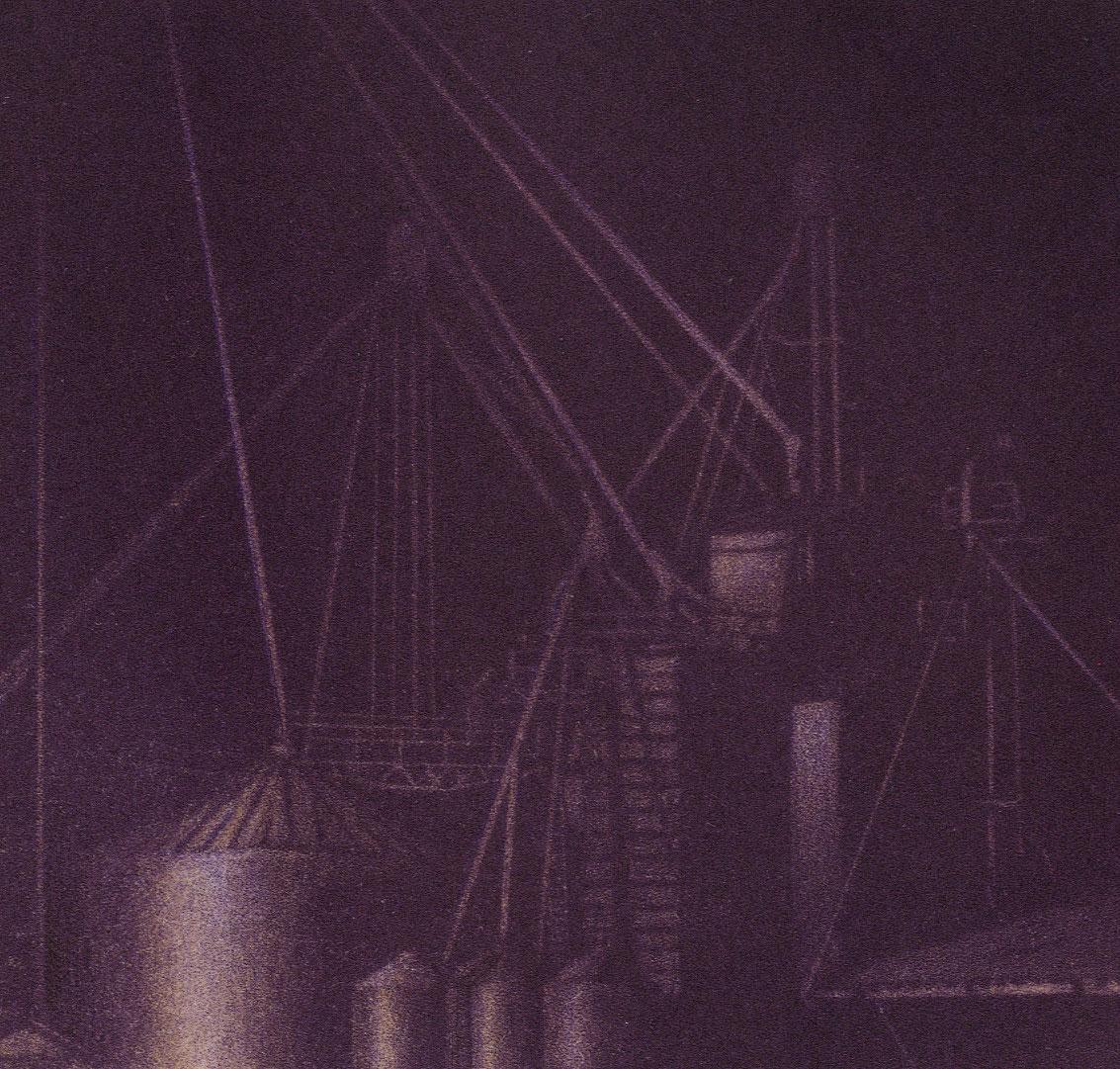 421 Nights: Reach (Silos on Highway 421) - Print by Donald Furst