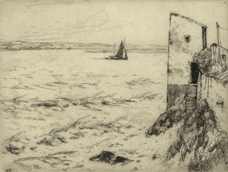 Nelsonadow Nelson Dawson - The Lookout Tower, Appledore For Sale at 1stDibs
