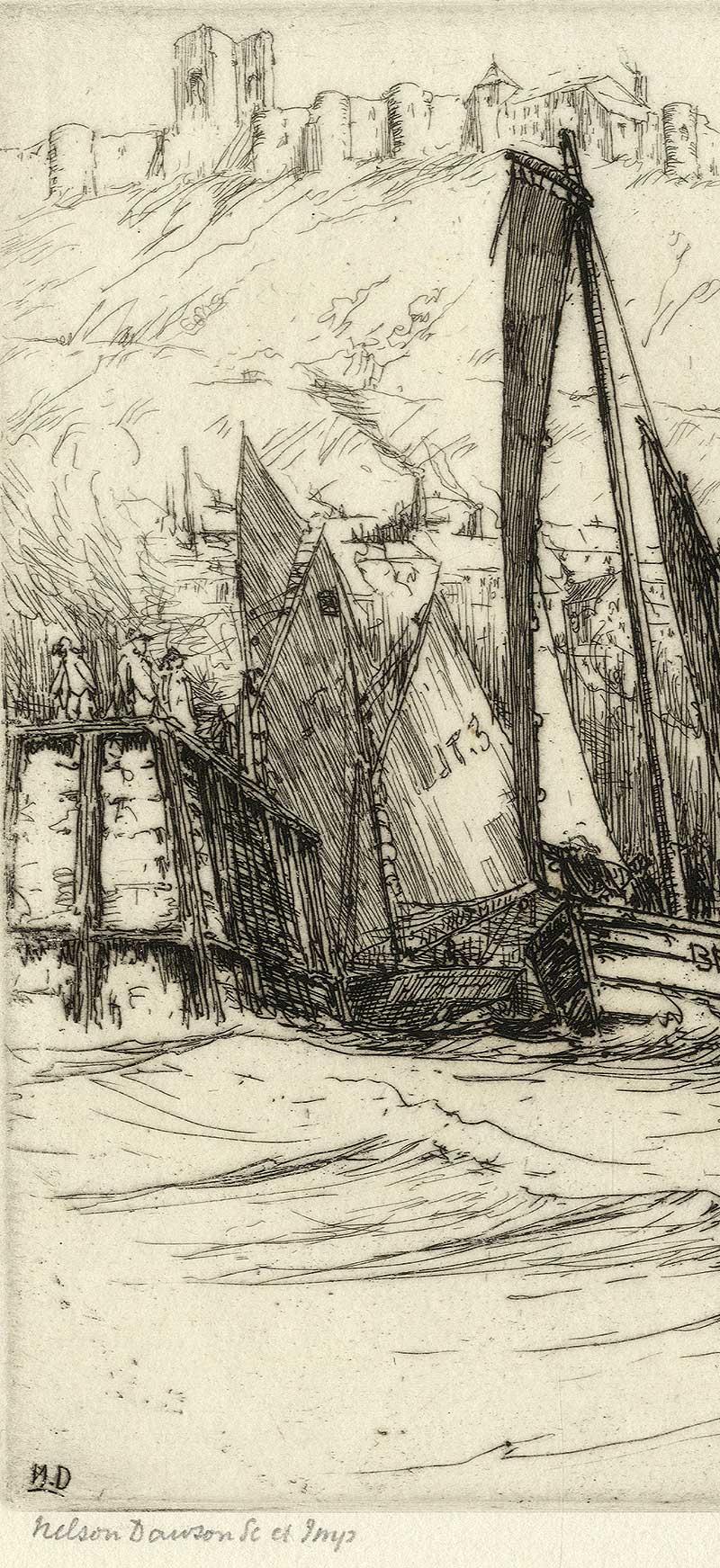 Scarborough - Print di Nelson Dawson