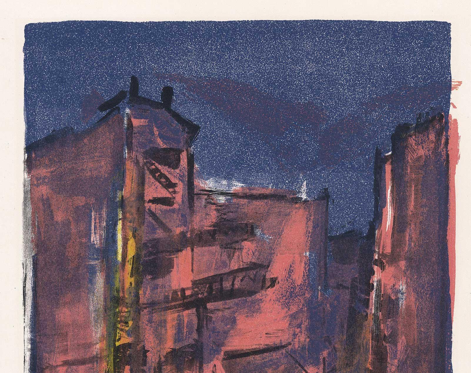 Bourbon St, New Orleans - Print by Doris Krewdler
